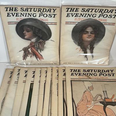 LOT 59: Antique Collection Of The Saturday Evening Post