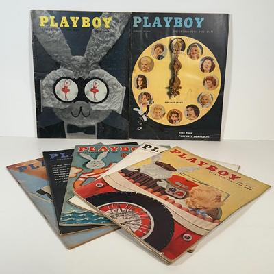 LOT 60: Vintage 1950s Playboy Magazine Collection