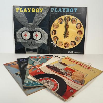 LOT 60: Vintage 1950s Playboy Magazine Collection
