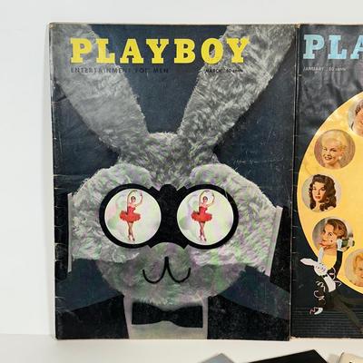 LOT 60: Vintage 1950s Playboy Magazine Collection