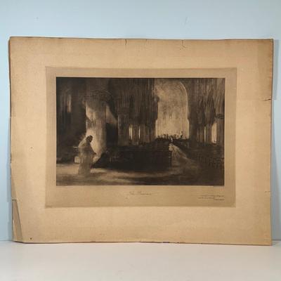 LOT 61: The Presence by A.E. Borthwick Vintage Print