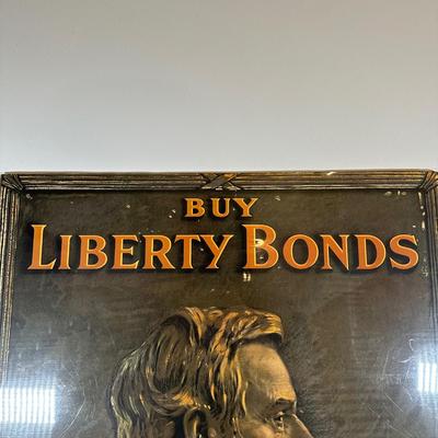 LOT 63: Vintage Lincoln Liberty Bonds Poster