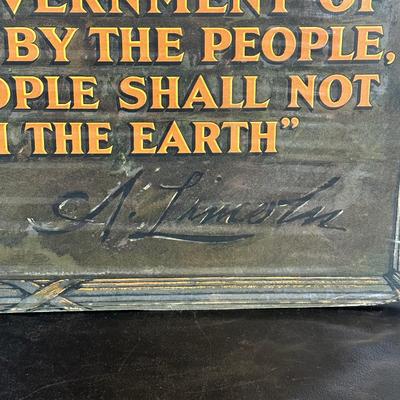 LOT 63: Vintage Lincoln Liberty Bonds Poster