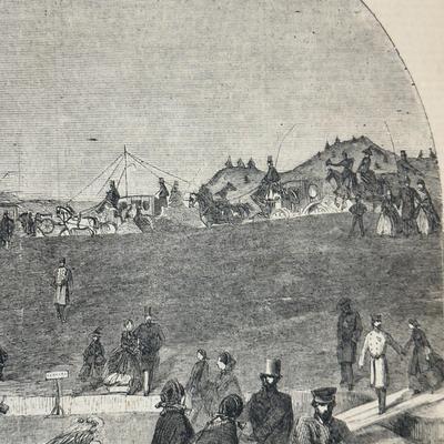 LOT 65: Skating on the Ladies' Skating Pond in Central Park, New York Print by Winslow Homer