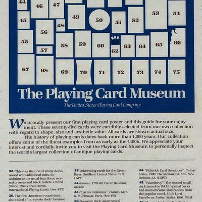 LOT 66: Three The Playing Card Museum Posters & More