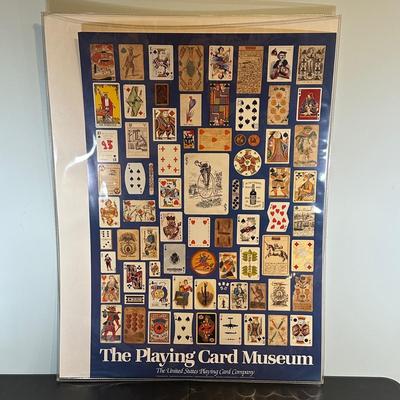 LOT 66: Three The Playing Card Museum Posters & More