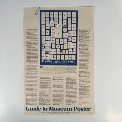 LOT 66: Three The Playing Card Museum Posters & More