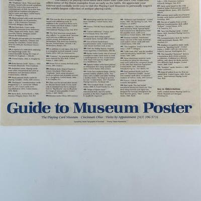LOT 66: Three The Playing Card Museum Posters & More