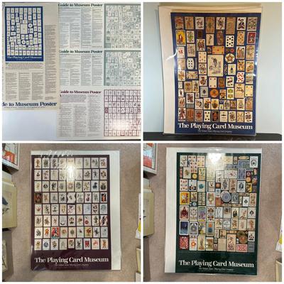 LOT 66: Three The Playing Card Museum Posters & More