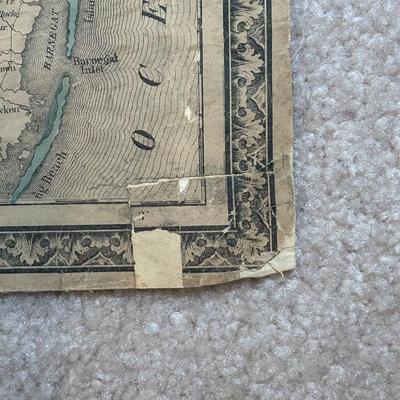 LOT 67: Antique 1864 Railroad Canal & County Map of Pennsylvania New Jersey & Adjoining States