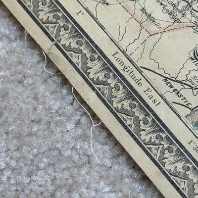 LOT 67: Antique 1864 Railroad Canal & County Map of Pennsylvania New Jersey & Adjoining States