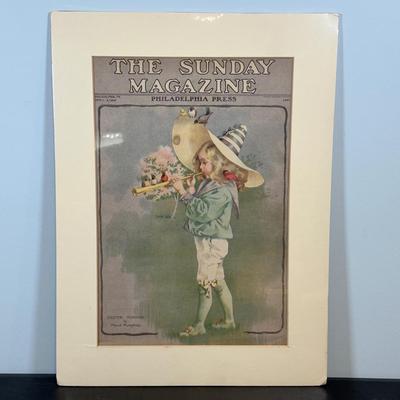 LOT 69: Antique Magazine Covers - The Ladies Home Journal, The Sunday Magazine & More