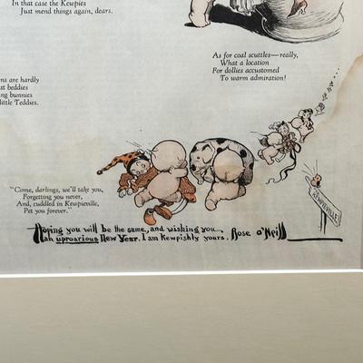 LOT 72: Antique Collection of Kewpieville Pages from The Ladies Home Journal