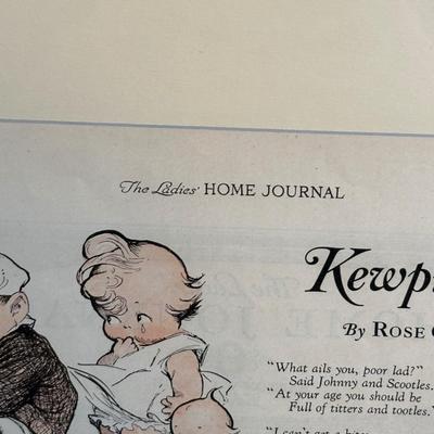 LOT 72: Antique Collection of Kewpieville Pages from The Ladies Home Journal