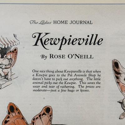 LOT 72: Antique Collection of Kewpieville Pages from The Ladies Home Journal