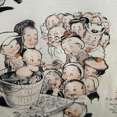 LOT 72: Antique Collection of Kewpieville Pages from The Ladies Home Journal