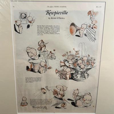 LOT 72: Antique Collection of Kewpieville Pages from The Ladies Home Journal