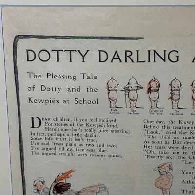 LOT 72: Antique Collection of Kewpieville Pages from The Ladies Home Journal