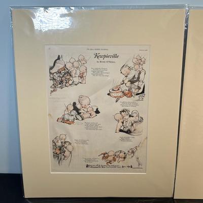 LOT 72: Antique Collection of Kewpieville Pages from The Ladies Home Journal