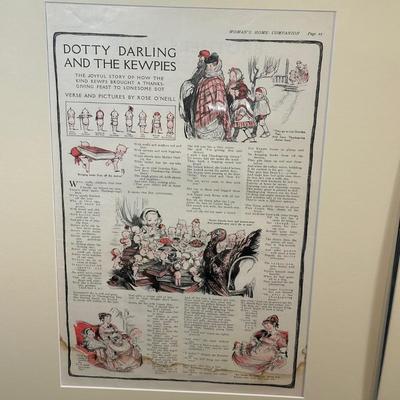 LOT 72: Antique Collection of Kewpieville Pages from The Ladies Home Journal