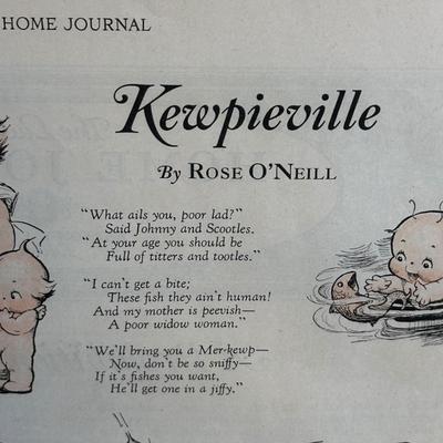 LOT 72: Antique Collection of Kewpieville Pages from The Ladies Home Journal