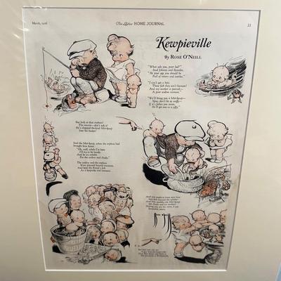 LOT 72: Antique Collection of Kewpieville Pages from The Ladies Home Journal