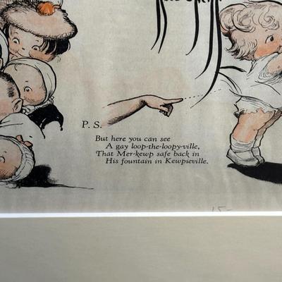 LOT 72: Antique Collection of Kewpieville Pages from The Ladies Home Journal