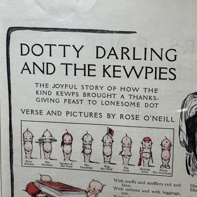 LOT 72: Antique Collection of Kewpieville Pages from The Ladies Home Journal