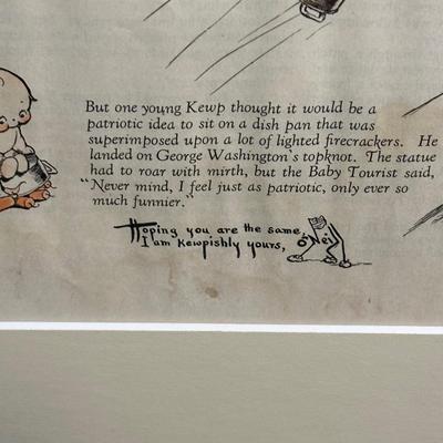 LOT 72: Antique Collection of Kewpieville Pages from The Ladies Home Journal