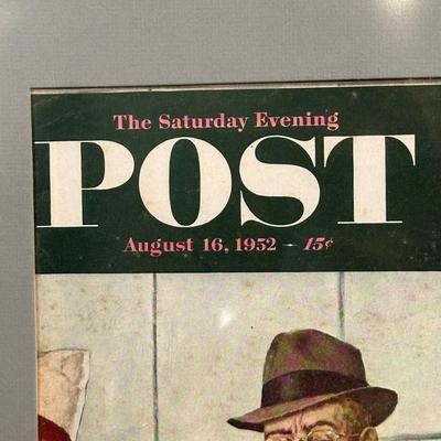 LOT 73: Vintage The Saturday Evening Post Magazine Covers