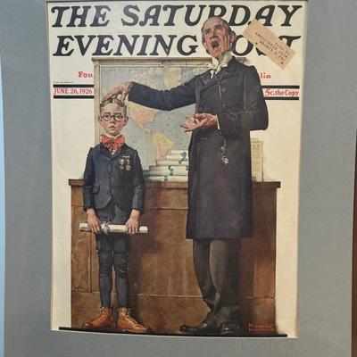 LOT 73: Vintage The Saturday Evening Post Magazine Covers