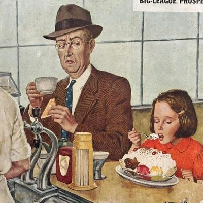 LOT 73: Vintage The Saturday Evening Post Magazine Covers