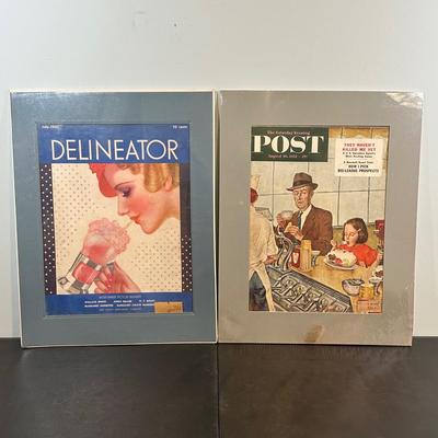 LOT 73: Vintage The Saturday Evening Post Magazine Covers
