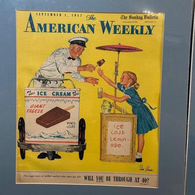 LOT 73: Vintage The Saturday Evening Post Magazine Covers