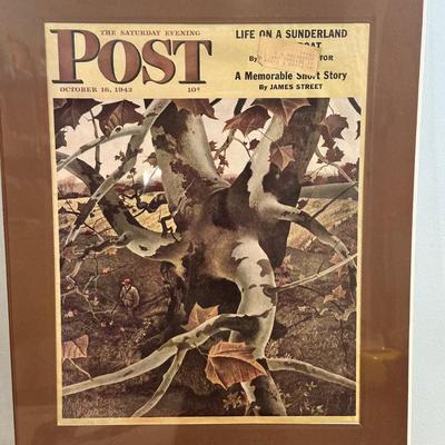 LOT 73: Vintage The Saturday Evening Post Magazine Covers