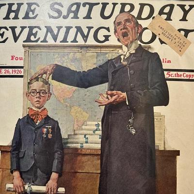 LOT 73: Vintage The Saturday Evening Post Magazine Covers