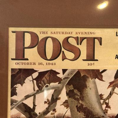 LOT 73: Vintage The Saturday Evening Post Magazine Covers