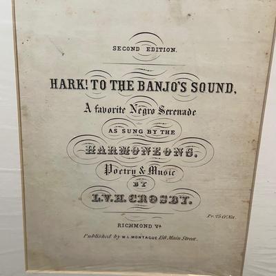 LOT 76: Collection Of Vintage Sheet Music & The Great American Brass Band Festival Poster