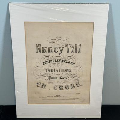 LOT 76: Collection Of Vintage Sheet Music & The Great American Brass Band Festival Poster