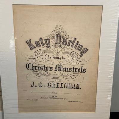 LOT 76: Collection Of Vintage Sheet Music & The Great American Brass Band Festival Poster