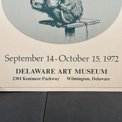 LOT 78: Vintage The Brandywine River Museum & Delaware Art Museum Posters & More