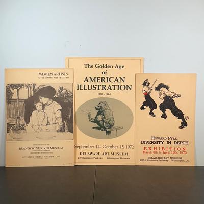 LOT 78: Vintage The Brandywine River Museum & Delaware Art Museum Posters & More
