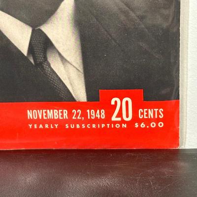 LOT 79: Harry S. Truman Collectables - Poster, Magazines, Hand Signed Document & More
