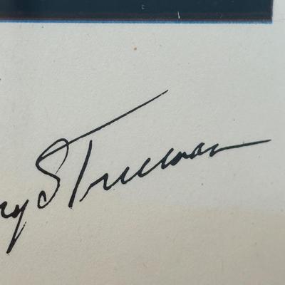 LOT 79: Harry S. Truman Collectables - Poster, Magazines, Hand Signed Document & More