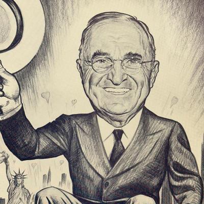 LOT 79: Harry S. Truman Collectables - Poster, Magazines, Hand Signed Document & More