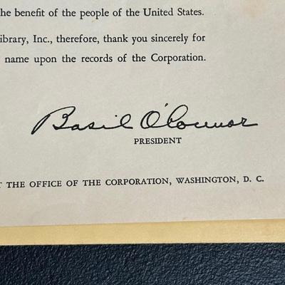 LOT 79: Harry S. Truman Collectables - Poster, Magazines, Hand Signed Document & More