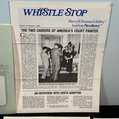 LOT 79: Harry S. Truman Collectables - Poster, Magazines, Hand Signed Document & More