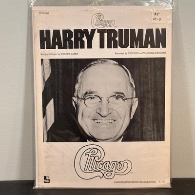 LOT 79: Harry S. Truman Collectables - Poster, Magazines, Hand Signed Document & More