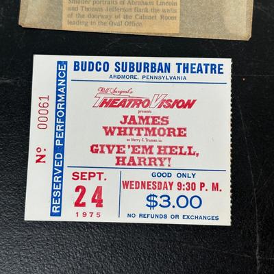 LOT 79: Harry S. Truman Collectables - Poster, Magazines, Hand Signed Document & More