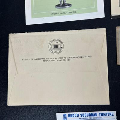 LOT 79: Harry S. Truman Collectables - Poster, Magazines, Hand Signed Document & More